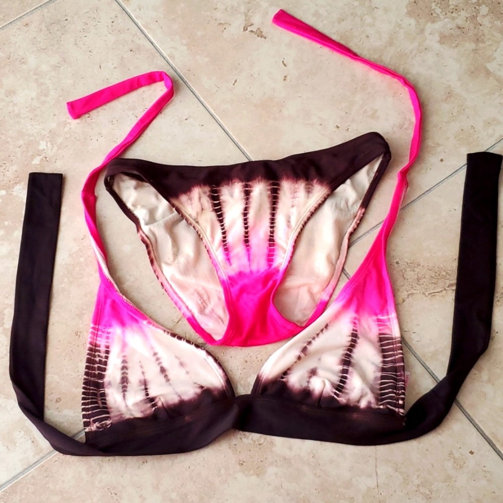 Xholaration tied died bikini S
